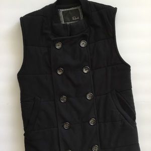 Rails Women’s Black Cotton Puffer Vest Size XS